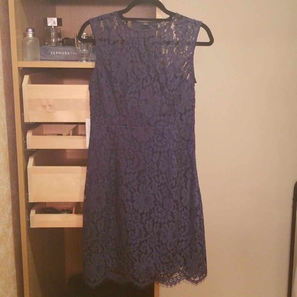 NY&Co. Navy Blue Cocktail Dress